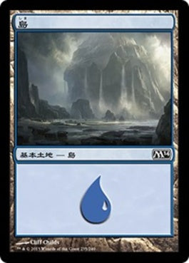 naokuroshop MTG [M14][235][土地][C][JP][島/Island] NM