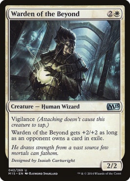 naokuroshop MTG [M15][042][白][U][EN][彼方の管理人/Warden of the Beyond] NM