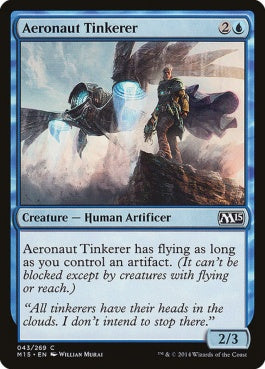 naokuroshop MTG [M15][043][青][C][EN][飛空士の修繕屋/Aeronaut Tinkerer] NM