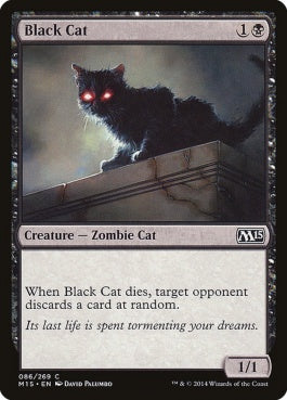 naokuroshop MTG [M15][086][黒][C][EN][黒猫/Black Cat] NM