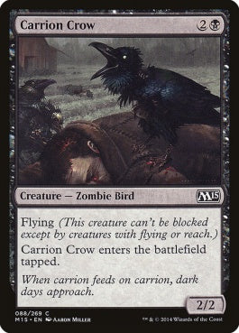 naokuroshop MTG [M15][088][黒][C][EN][屍食いカラス/Carrion Crow] NM