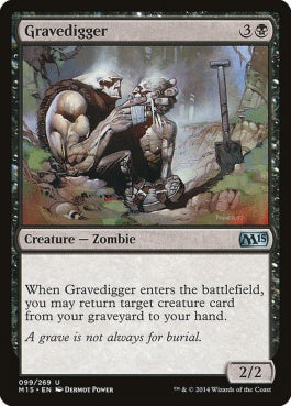 naokuroshop MTG [M15][099][黒][U][EN][グレイブディガー/Gravedigger] NM