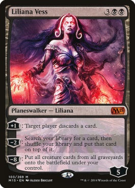 naokuroshop MTG [M15][103][黒][M][EN][リリアナ・ヴェス/Liliana Vess] NM