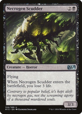 naokuroshop MTG [M15][106][黒][U][EN][屍気を飛ばすもの/Necrogen Scudder] NM