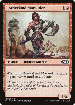 naokuroshop MTG [M15][131][赤][C][EN][国境地帯の匪賊/Borderland Marauder] NM