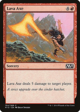 naokuroshop MTG [M15][154][赤][C][EN][溶岩の斧/Lava Axe] NM