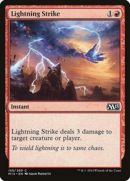 naokuroshop MTG [M15][155][赤][C][EN][稲妻の一撃/Lightning Strike] NM