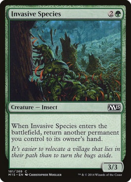 naokuroshop MTG [M15][181][緑][C][EN][侵入する生物種/Invasive Species] NM