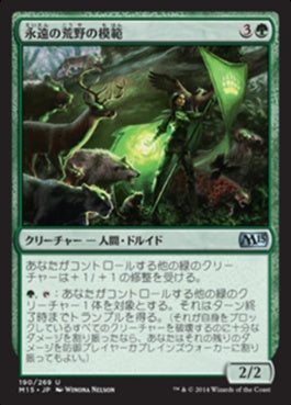 naokuroshop MTG [M15][190][緑][U][JP][永遠の荒野の模範/Paragon of Eternal Wilds] NM