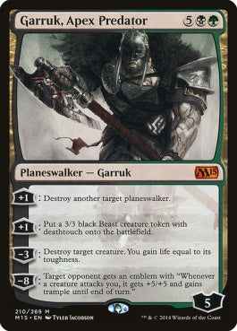 naokuroshop MTG [M15][210][多][M][EN][頂点捕食者、ガラク/Garruk, Apex Predator] NM