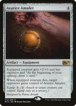 naokuroshop MTG [M15][212][茶][R][EN][強欲の護符/Avarice Amulet] NM