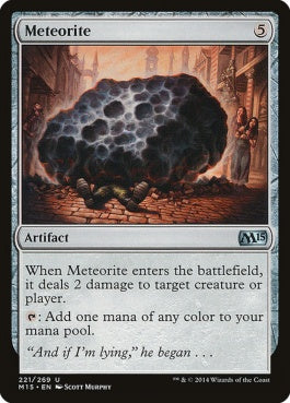 naokuroshop MTG [M15][221][茶][U][EN][隕石/Meteorite] NM