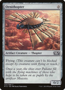 naokuroshop MTG [M15][223][茶][C][EN][羽ばたき飛行機械/Ornithopter] NM