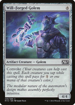 naokuroshop MTG [M15][239][茶][C][EN][心鍛のゴーレム/Will-Forged Golem] NM