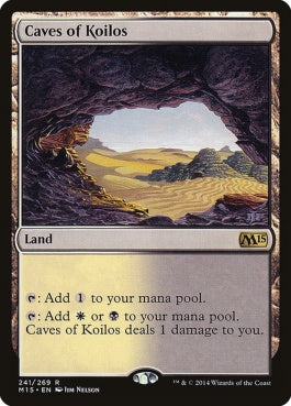 naokuroshop MTG [M15][241][土地][R][EN][コイロスの洞窟/Caves of Koilos] NM