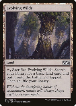 naokuroshop MTG [M15][243][土地][C][EN][進化する未開地/Evolving Wilds] NM