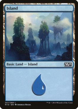 naokuroshop MTG [M15][257][土地][C][EN][島/Island] NM