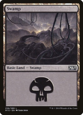 naokuroshop MTG [M15][258][土地][C][EN][沼/Swamp] NM