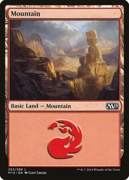 naokuroshop MTG [M15][262][土地][C][EN][山/Mountain] NM