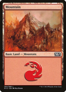 naokuroshop MTG [M15][264][土地][C][EN][山/Mountain] NM