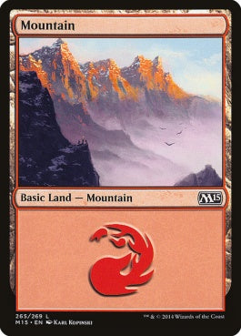 naokuroshop MTG [M15][265][土地][C][EN][山/Mountain] NM