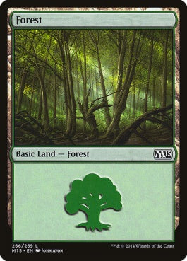 naokuroshop MTG [M15][266][土地][C][EN][森/Forest] NM