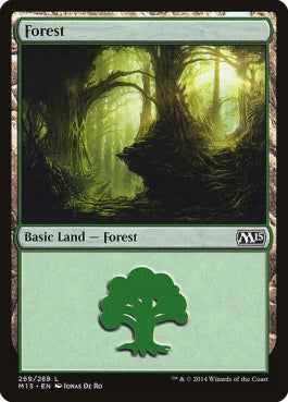 naokuroshop MTG [M15][269][土地][C][EN][森/Forest] NM