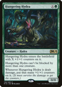 naokuroshop MTG [M19][189][緑][R][EN][飢餓ハイドラ/Hungering Hydra] NM