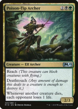 naokuroshop MTG [M19][220][多][U][EN][毒矢尻の射手/Poison-Tip Archer] NM