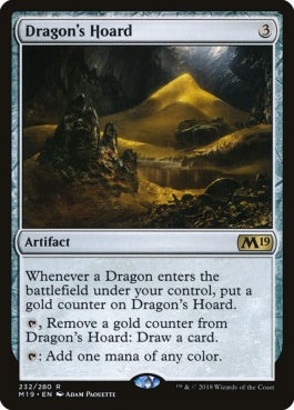 naokuroshop MTG [M19][232][茶][R][EN][ドラゴンの財宝/Dragon's Hoard] NM