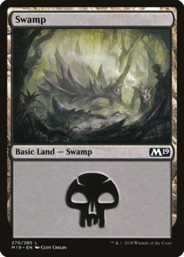 naokuroshop MTG [M19][270][土地][C][EN][沼/Swamp] NM