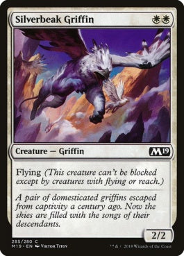 naokuroshop MTG [M19][285][白][C][EN][銀嘴のグリフィン/Silverbeak Griffin] NM