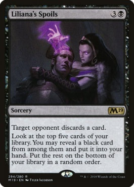 naokuroshop MTG [M19][294][黒][R][EN][リリアナの餌食/Liliana's Spoils] NM