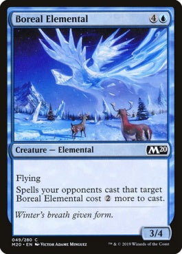 naokuroshop MTG [M20][049][青][C][EN][北方の精霊/Boreal Elemental] NM