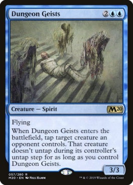 naokuroshop MTG [M20][057][青][R][EN][地下牢の霊/Dungeon Geists] NM