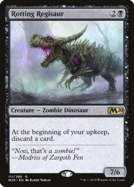 naokuroshop MTG [M20][111][黒][R][EN][朽ちゆくレギサウルス/Rotting Regisaur] NM