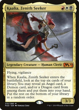 naokuroshop MTG [M20][210][多][M][EN][天頂の探求者、カーリア/Kaalia, Zenith Seeker] NM