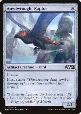 naokuroshop MTG [M20][221][茶][C][EN][金床鋳込みの猛禽/Anvilwrought Raptor] NM