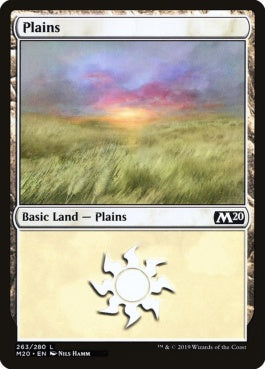 naokuroshop MTG [M20][263][土地][C][EN][平地/Plains] NM