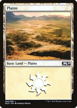 naokuroshop MTG [M20][264][土地][C][EN][平地/Plains] NM