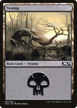 naokuroshop MTG [M20][269][土地][C][EN][沼/Swamp] NM