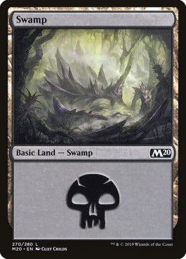 naokuroshop MTG [M20][270][土地][C][EN][沼/Swamp] NM