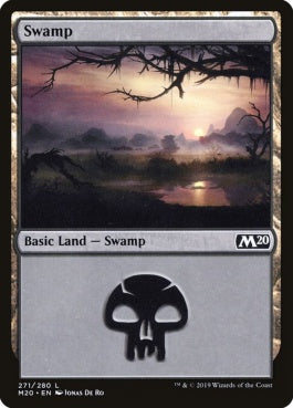 naokuroshop MTG [M20][271][土地][C][EN][沼/Swamp] NM