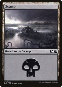 naokuroshop MTG [M20][272][土地][C][EN][沼/Swamp] NM