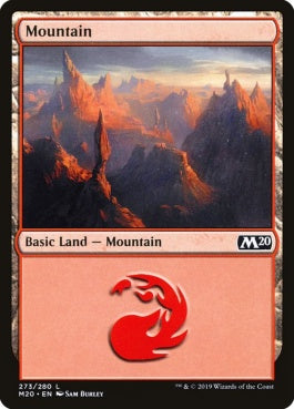 naokuroshop MTG [M20][273][土地][C][EN][山/Mountain] NM