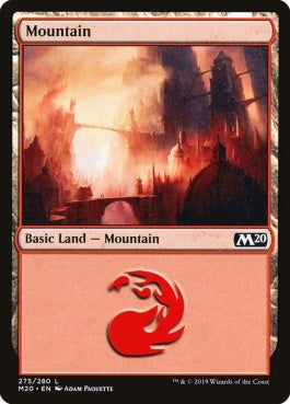 naokuroshop MTG [M20][275][土地][C][EN][山/Mountain] NM