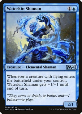 naokuroshop MTG [M20][288][青][U][EN][水族のシャーマン/Waterkin Shaman] NM