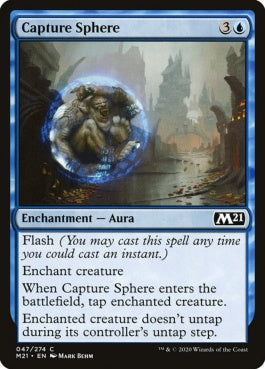 naokuroshop MTG [M21][047][青][C][EN][捕獲球/Capture Sphere] NM