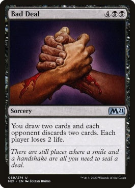 naokuroshop MTG [M21][089][黒][U][EN][悪い取引/Bad Deal] NM