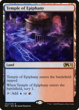 naokuroshop MTG [M21][252][土地][R][EN][天啓の神殿/Temple of Epiphany] NM